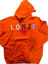 Load image into Gallery viewer, Orange Lonje hoodie
