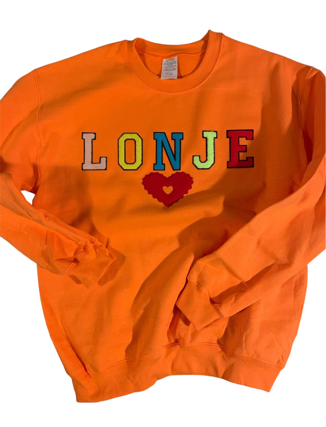 Orange Lonje Lettered sweater