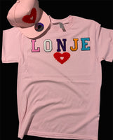 PINK 2PC TEE & HAT